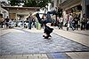 Butlins street dancer performs jaw-dropping move